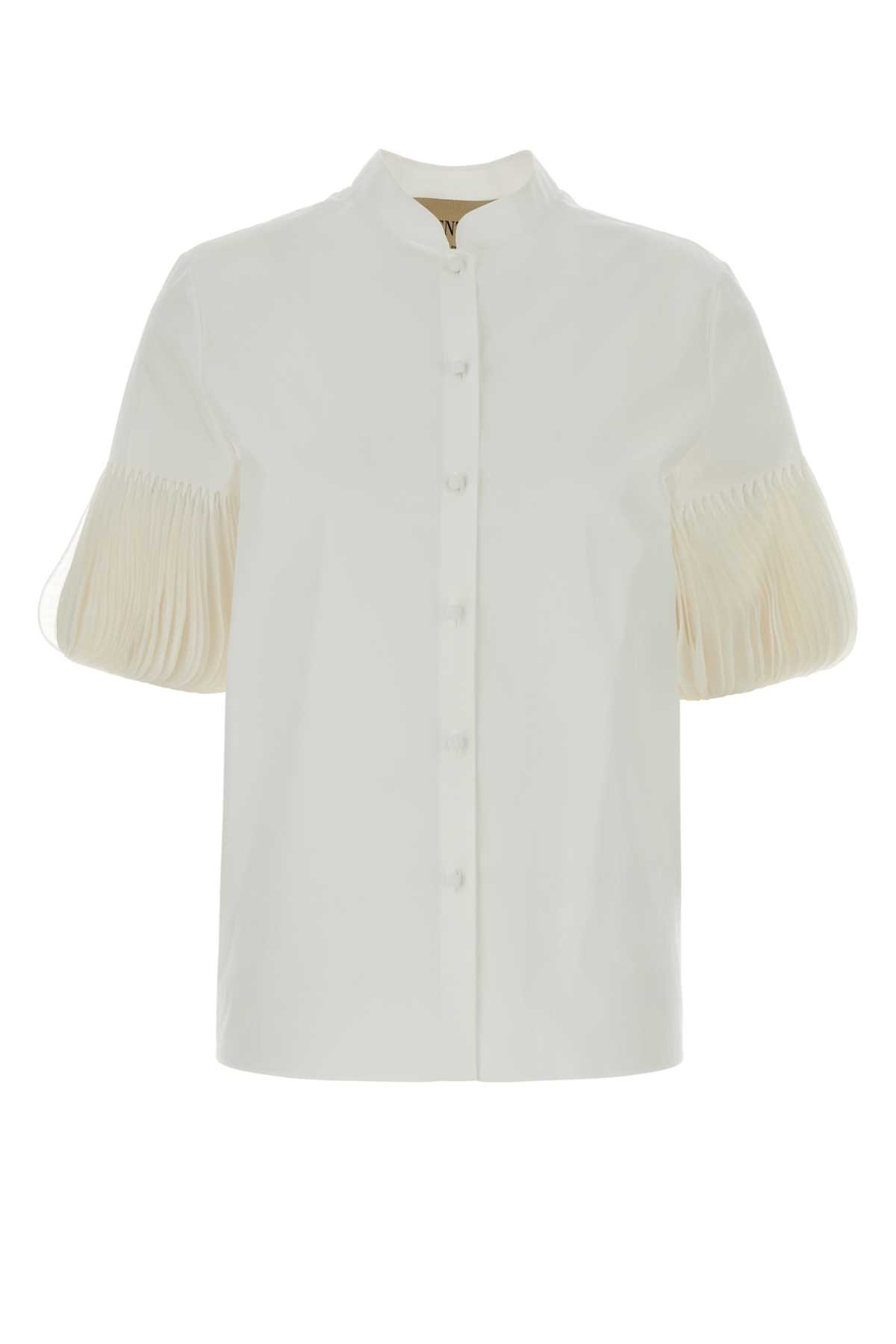 White poplin shirt 8B0AA0G55A60BO (Valentino Garavani / シャツ・ブラウス ) | Valentino Garavani (ヴァレンティノ)