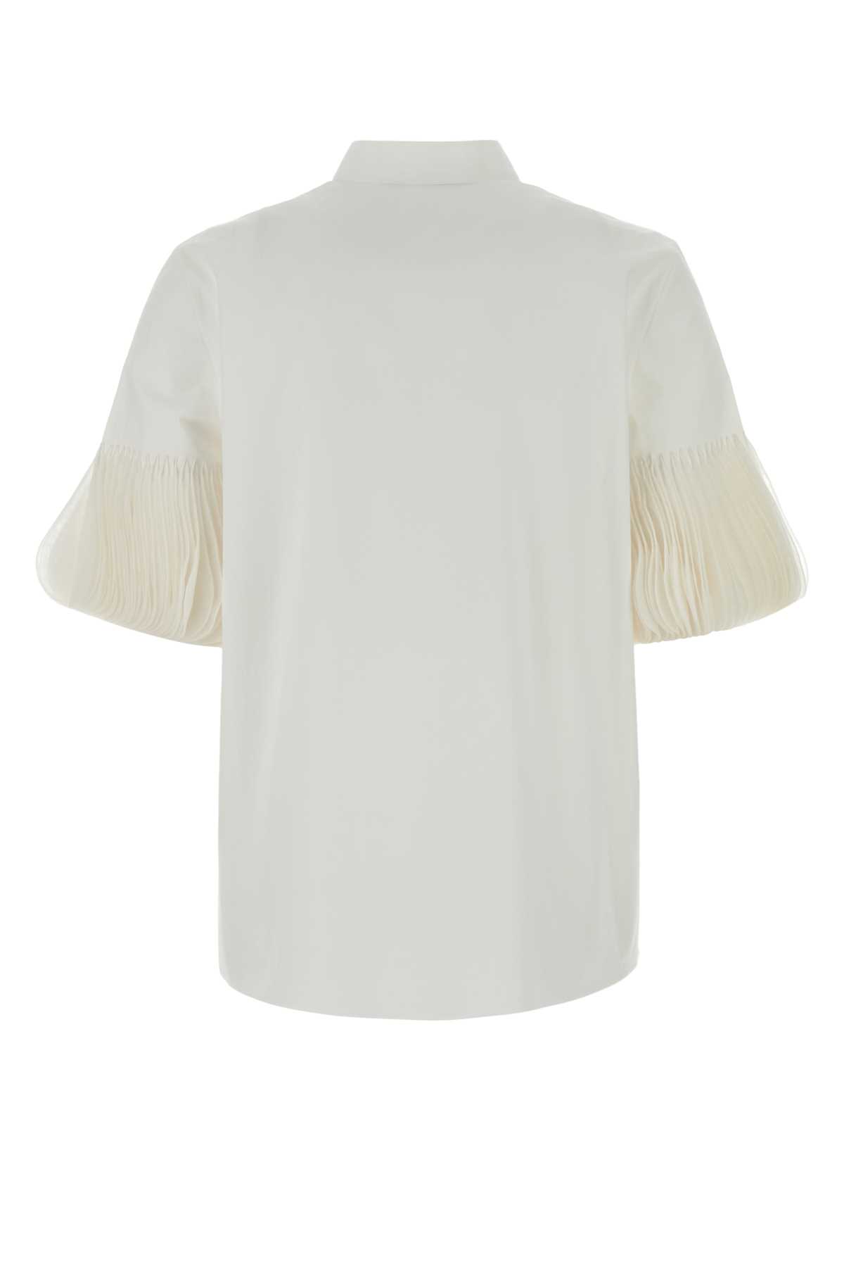 White poplin shirt 8B0AA0G55A60BO (Valentino Garavani / シャツ・ブラウス ) | Valentino Garavani (ヴァレンティノ)(1)