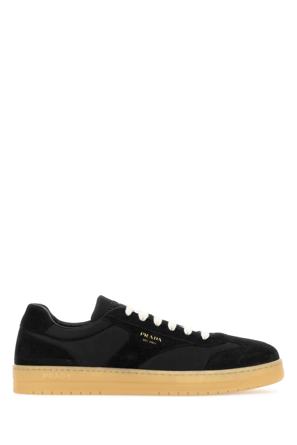 Black suede e Re-Nylon sneakers 2EE464FG000D7RF0632 (Prada / スニーカー ) | Prada (プラダ)