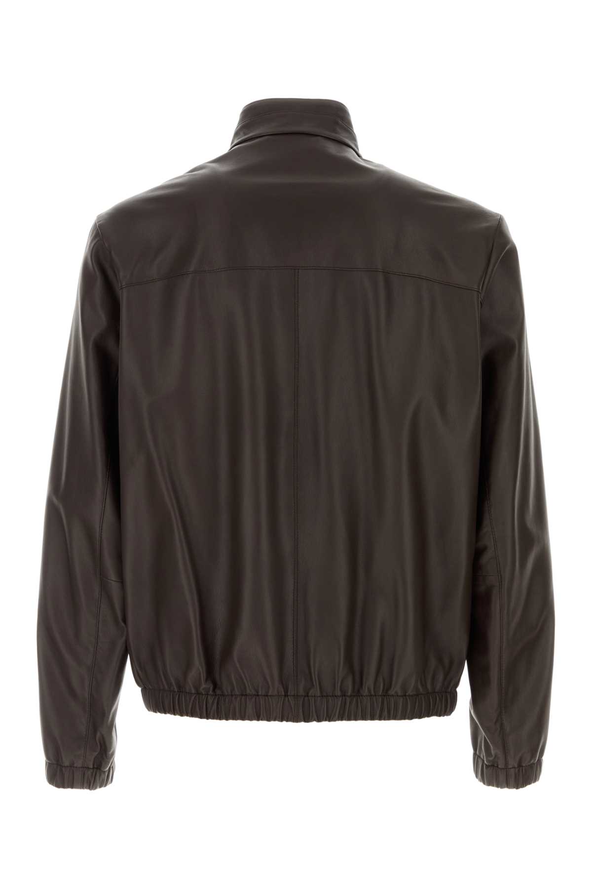 Brown leather jacket 50562919210 (HUGO BOSS / レザー&ファージャケット・コート ) | HUGO BOSS (ヒューゴボス)(1)