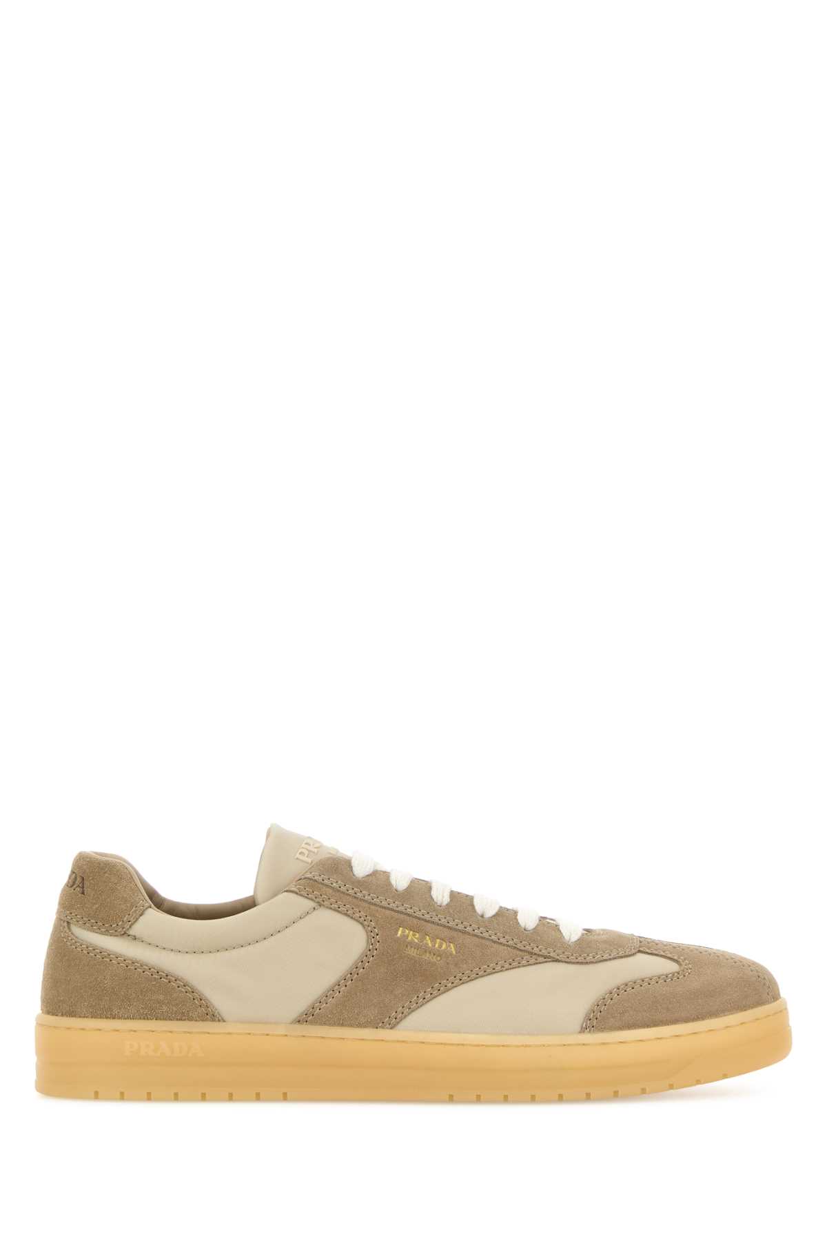 Beige suede e Re-Nylon sneakers 2EE464FG000D7RF0F24 (Prada / スニーカー ) | Prada (プラダ)