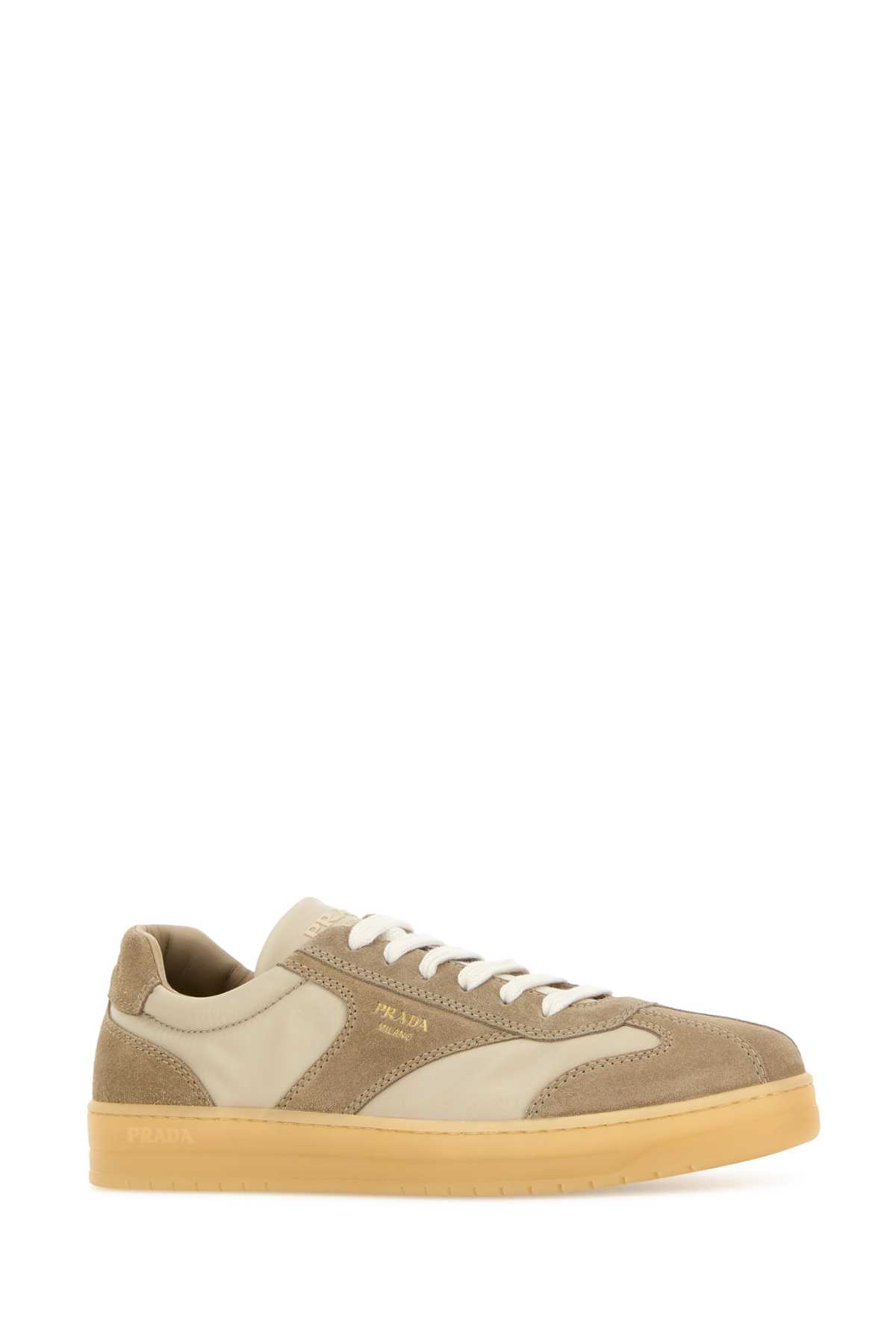 Beige suede e Re-Nylon sneakers 2EE464FG000D7RF0F24 (Prada / スニーカー ) | Prada (プラダ)(1)