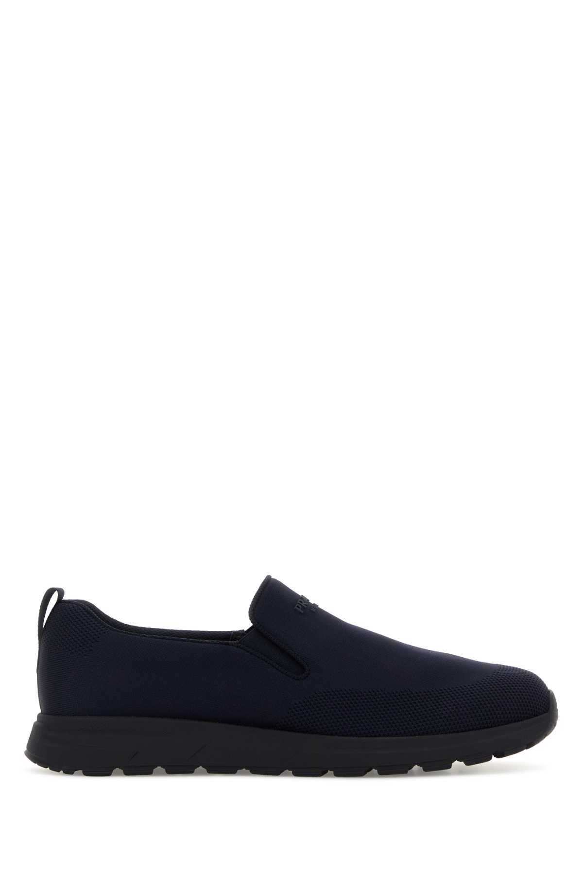 Dark blue jersey slip ons 2DE157FG00158VF0124 (Prada / スニーカー ) | Prada (プラダ)