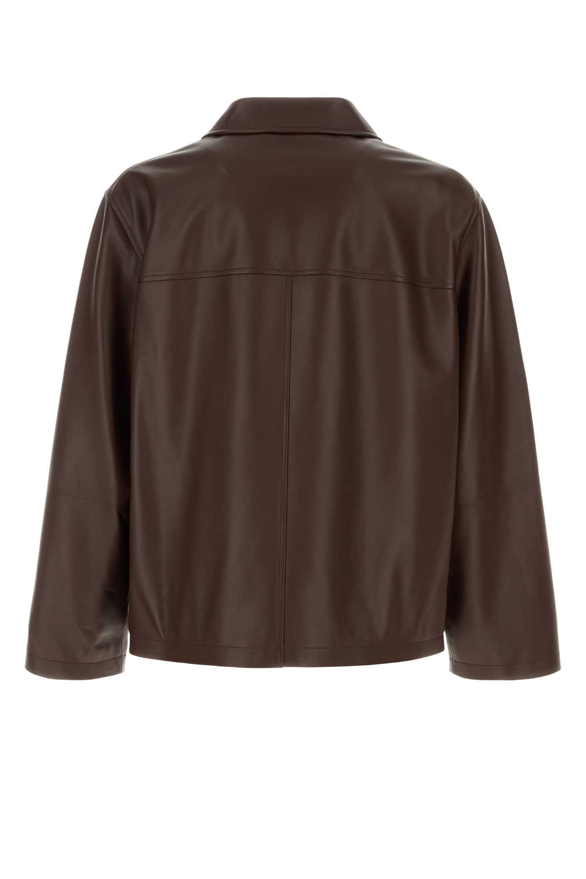 Chocolate leather jacket H526Y19LAZDARKCHOCOLATE (LOEWE / レザー&ファージャケット・コート ) | LOEWE (ロエベ)(1)