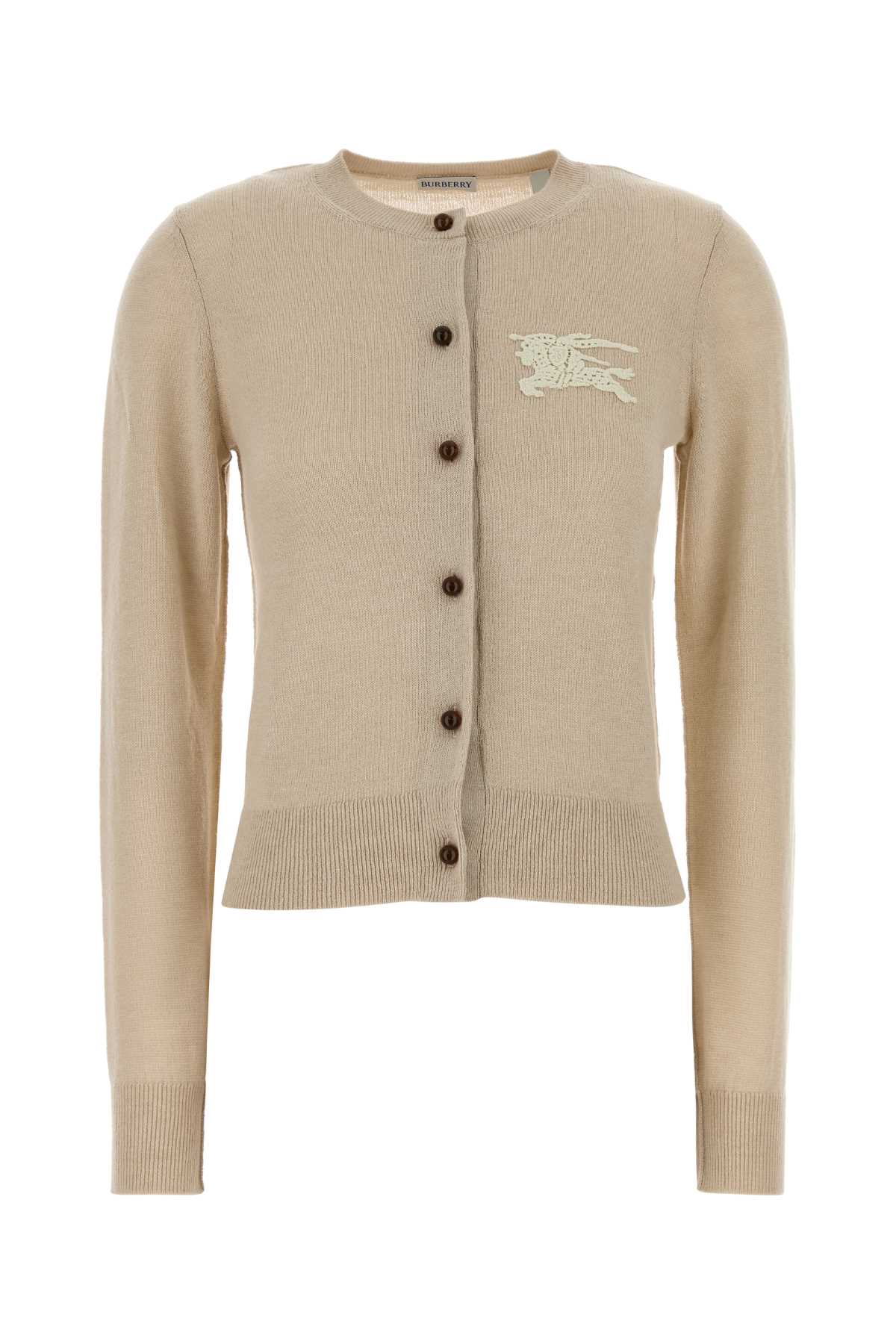 Beige cotton and wool cardigan 8122544C5121 (Burberry / ニット・セーター・カーディガン ) | Burberry (バーバリー)