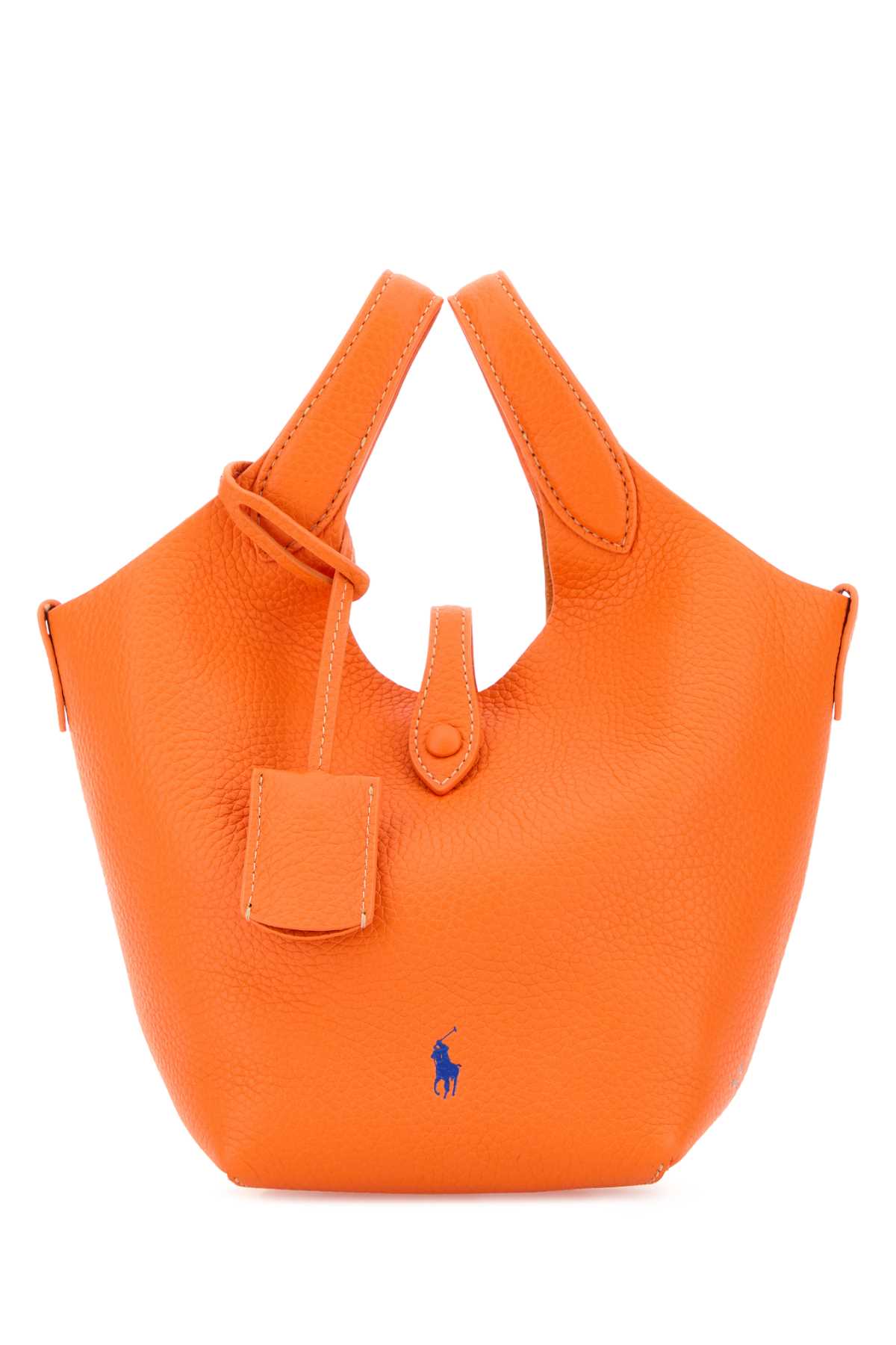 Orange leather handbag 428944657002 (Polo Ralph Lauren / トートバッグ ) | Polo Ralph Lauren (ポロ ラルフ ローレン)