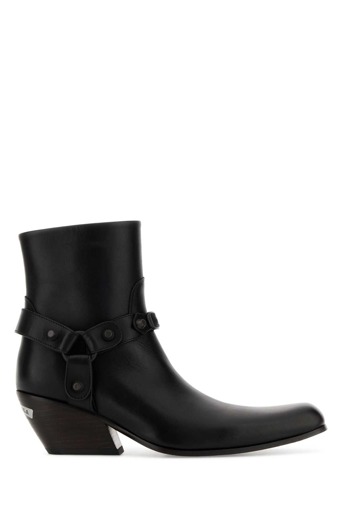 Black leather Memphis ankle boots 854131WCDA91018 (Balenciaga / ブーツ ) | Balenciaga (バレンシアガ)