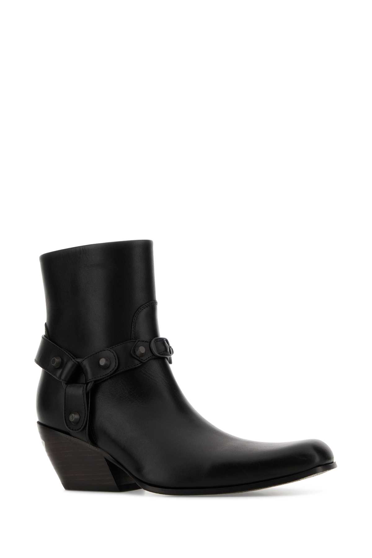 Black leather Memphis ankle boots 854131WCDA91018 (Balenciaga / ブーツ ) | Balenciaga (バレンシアガ)(1)