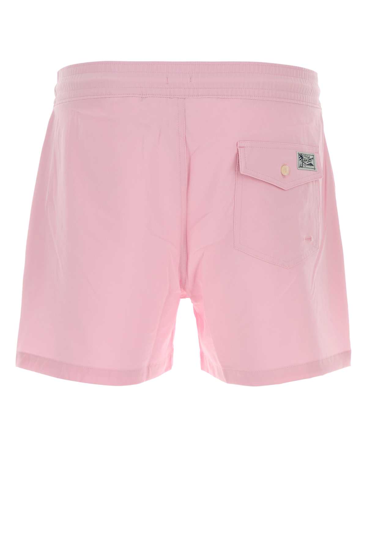 Pink stretch polyester swimming shorts 710B16721007 (Polo Ralph Lauren / スイムウェア ) | Polo Ralph Lauren (ポロ ラルフ ローレン)(1)