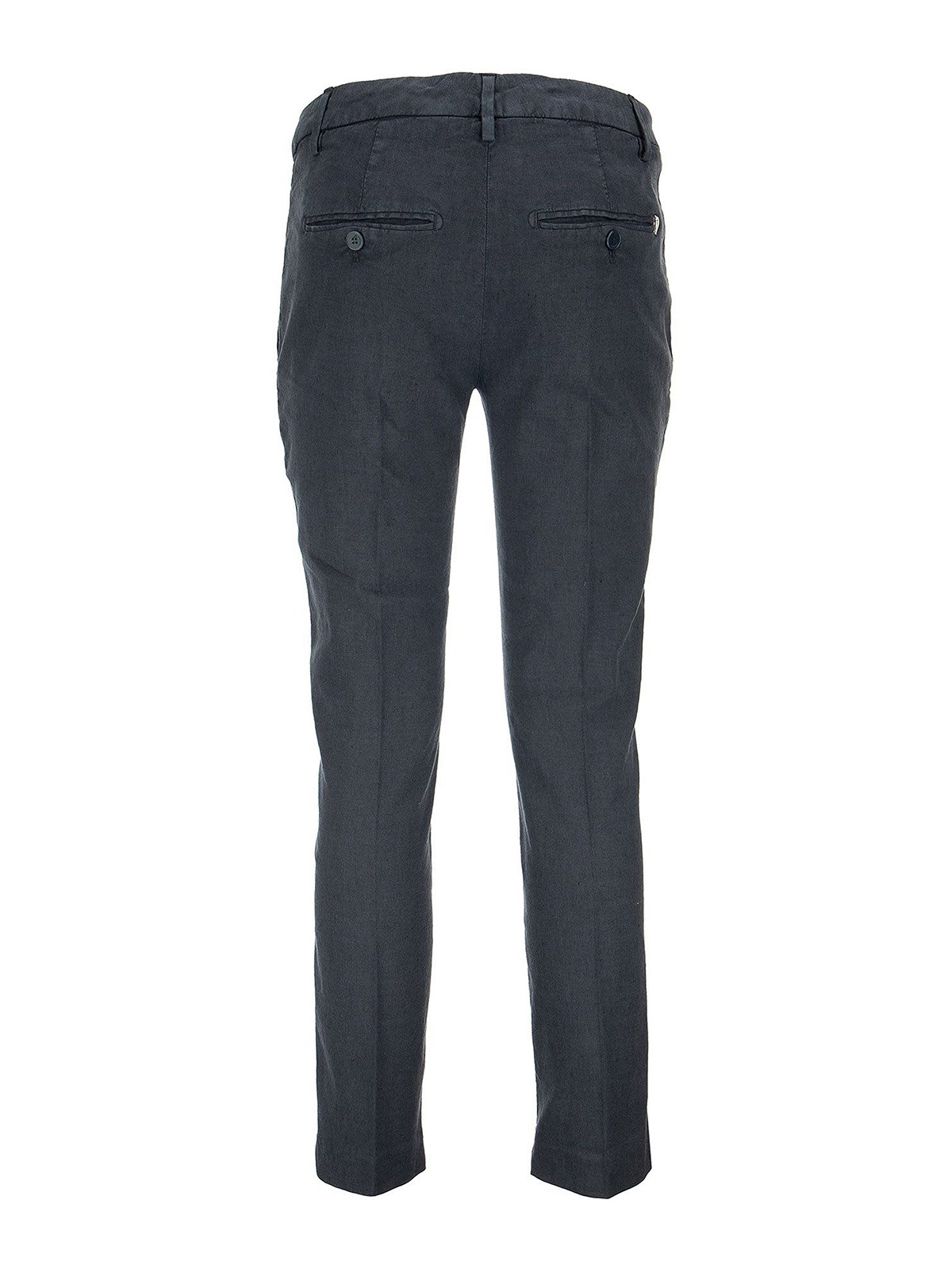 Perfect linen blend trousers DP066LS0004DBM5890 (DONDUP / パンツ ) | DONDUP (ドンダップ)(1)