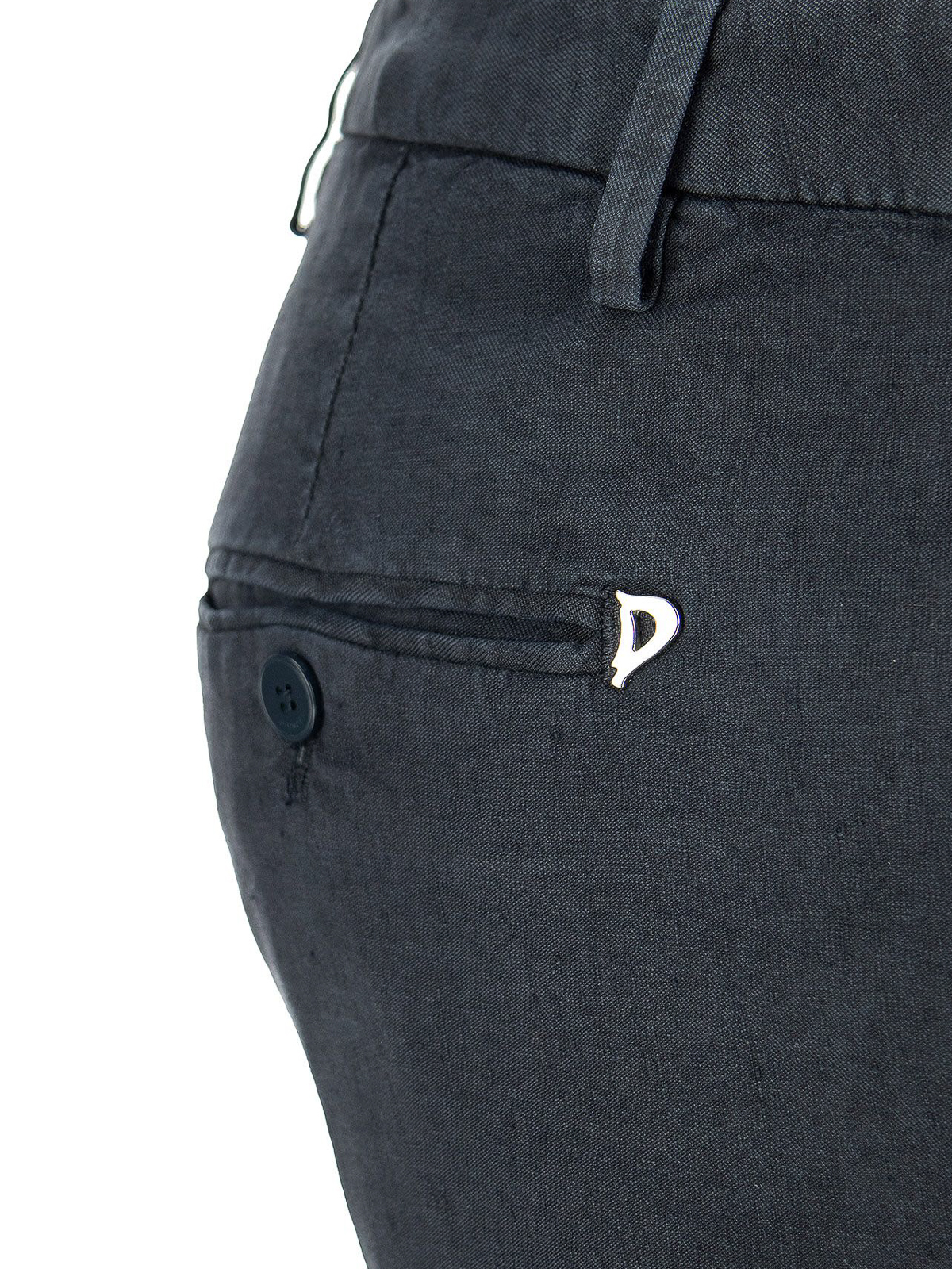 Perfect linen blend trousers DP066LS0004DBM5890 (DONDUP / パンツ ) | DONDUP (ドンダップ)(3)