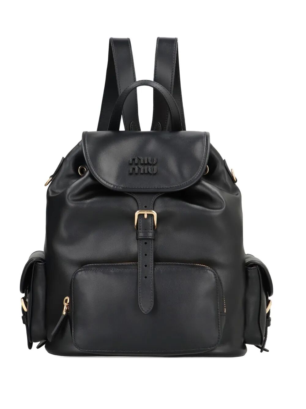 LARGE LEATHER BACKPACK 5BZ042VOOO2CRWF0002 (MIU MIU / バックパック ) | MIU MIU (ミュウミュウ)