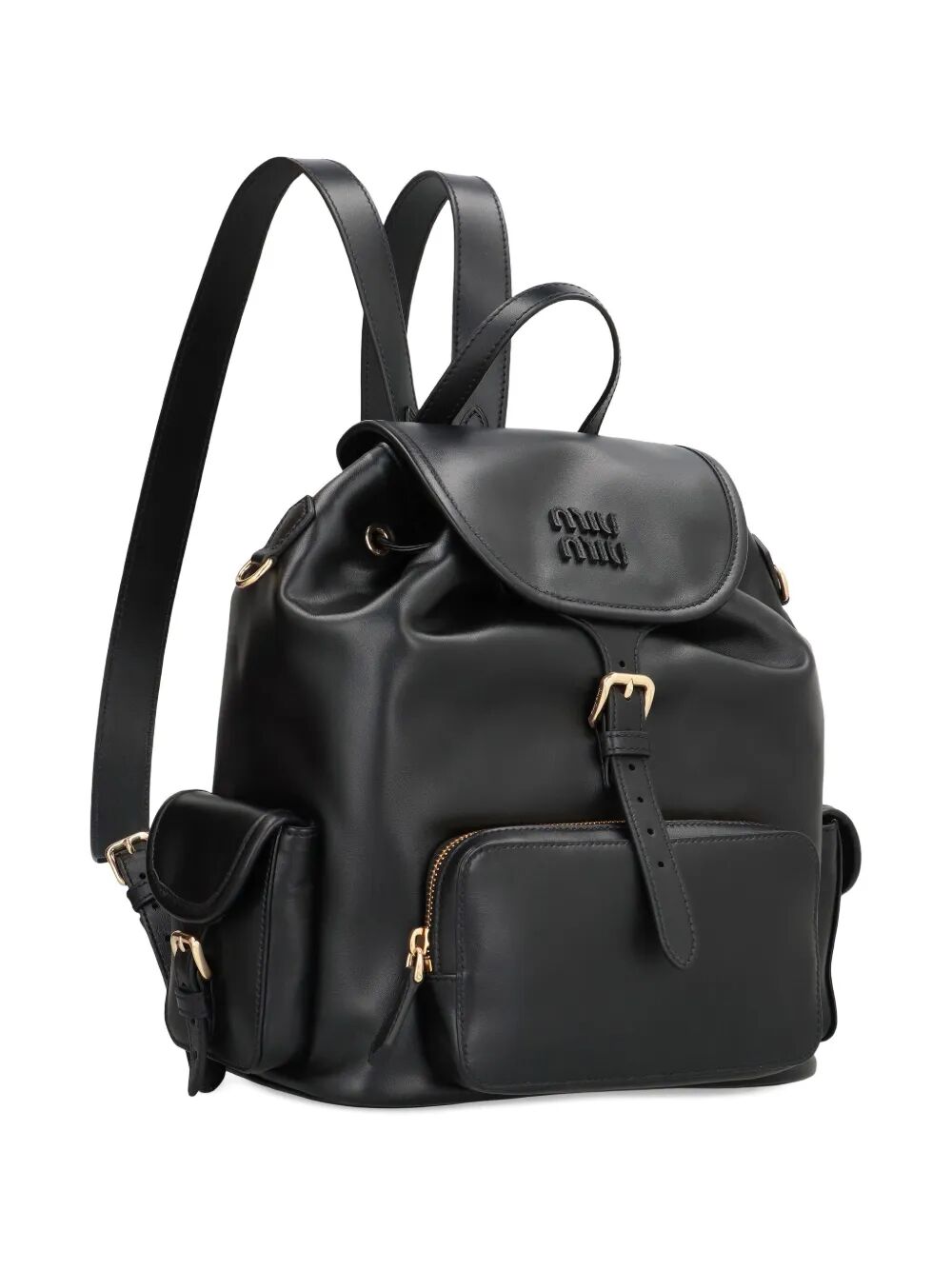 LARGE LEATHER BACKPACK 5BZ042VOOO2CRWF0002 (MIU MIU / バックパック ) | MIU MIU (ミュウミュウ)(3)