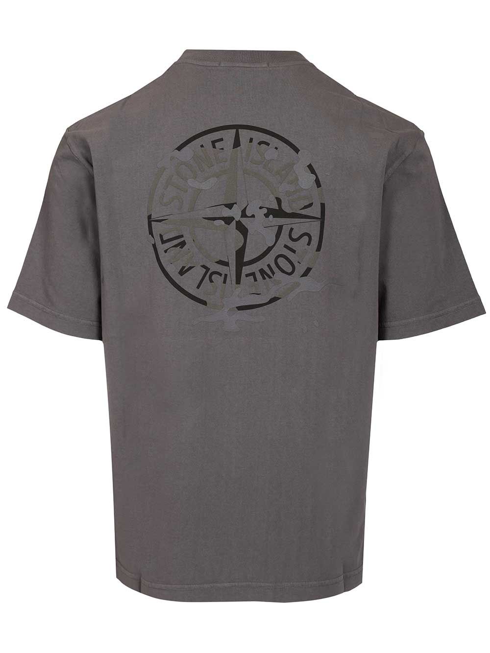 SS T-SHIRT ORGANIC COTTON JERSEY, 'FISSATO' EFFECT GARMENT DYED 2100001S0E14V002D (STONE ISLAND / Tシャツ・カットソー ) | STONE ISLAND (ストーンアイランド)(1)