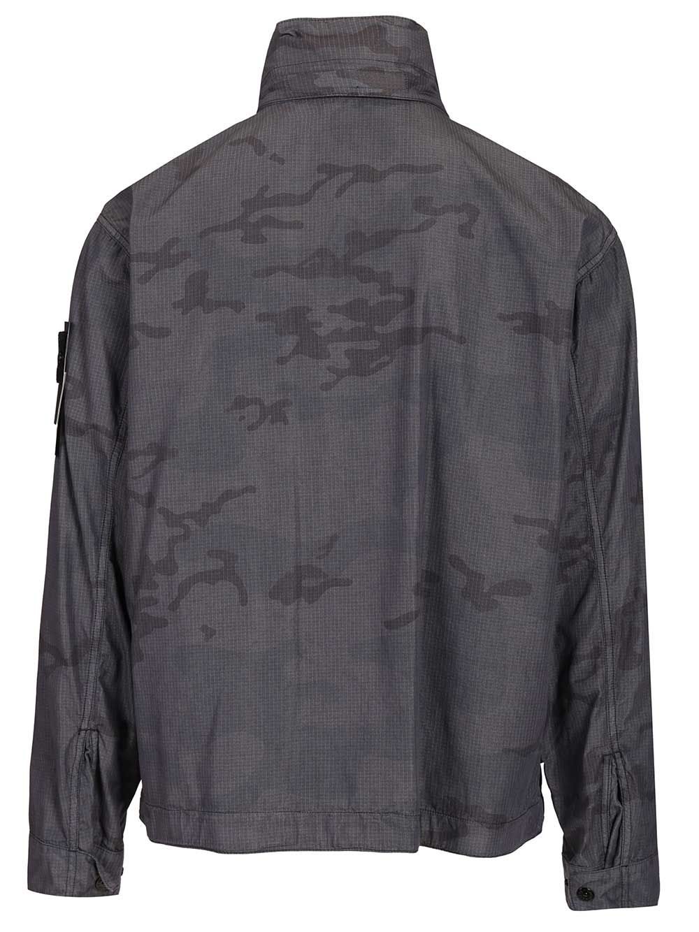 JACKET FADED CAMO RIPSTOP-TC, GARMENT DYED 4100071S00E9V002D (STONE ISLAND / カジュアルジャケット ) | STONE ISLAND (ストーンアイランド)(1)