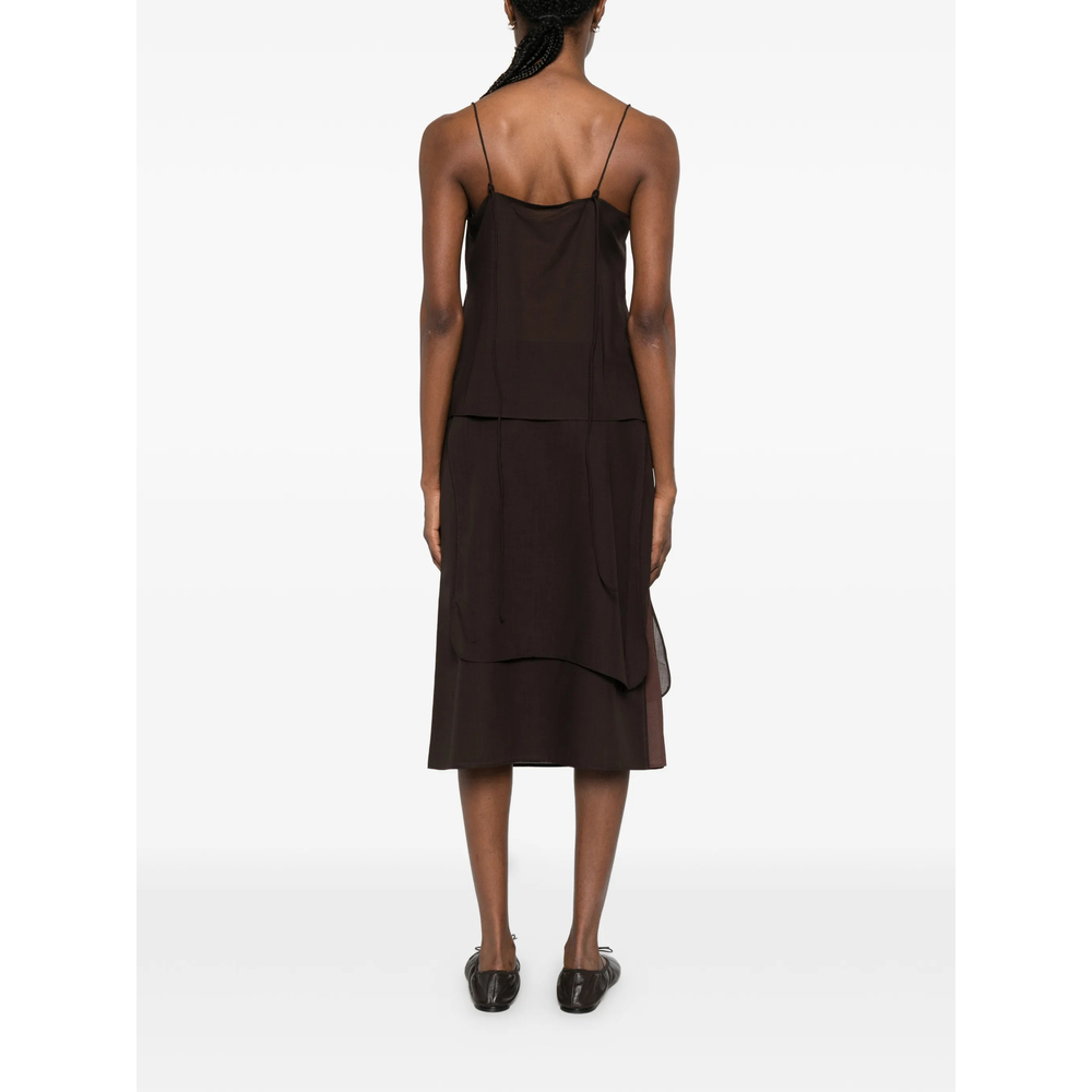 Dress Viktoria Chan SS26018BRBROWN (VIKTORIA CHAN / ワンピース・ドレス・オールインワン ) | VIKTORIA CHAN (ヴィクトリア チャン)(3)