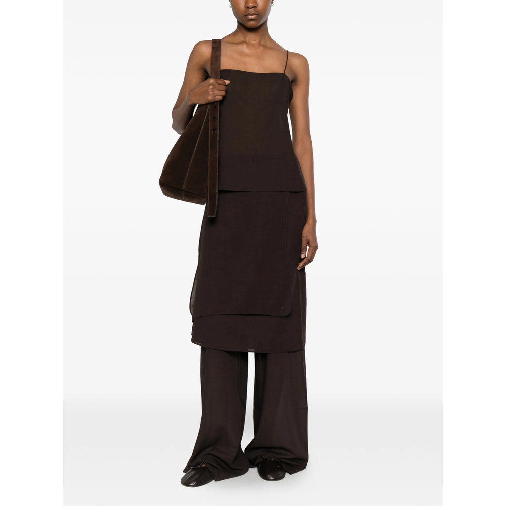 Dress Viktoria Chan SS26018BRBROWN (VIKTORIA CHAN / ワンピース・ドレス・オールインワン ) | VIKTORIA CHAN (ヴィクトリア チャン)(4)