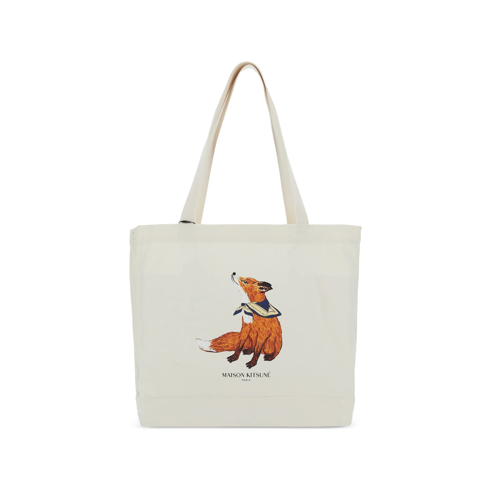 Bag Maison Kitsuné QU05130WW9042ECRU (Maison Kitsuné / トートバッグ ) | Maison Kitsuné (メゾン キツネ)