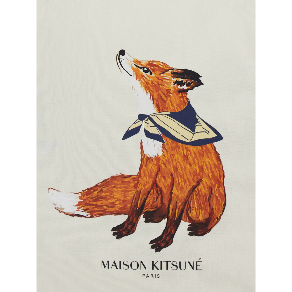 Bag Maison Kitsuné QU05130WW9042ECRU (Maison Kitsuné / トートバッグ ) | Maison Kitsuné (メゾン キツネ)(1)
