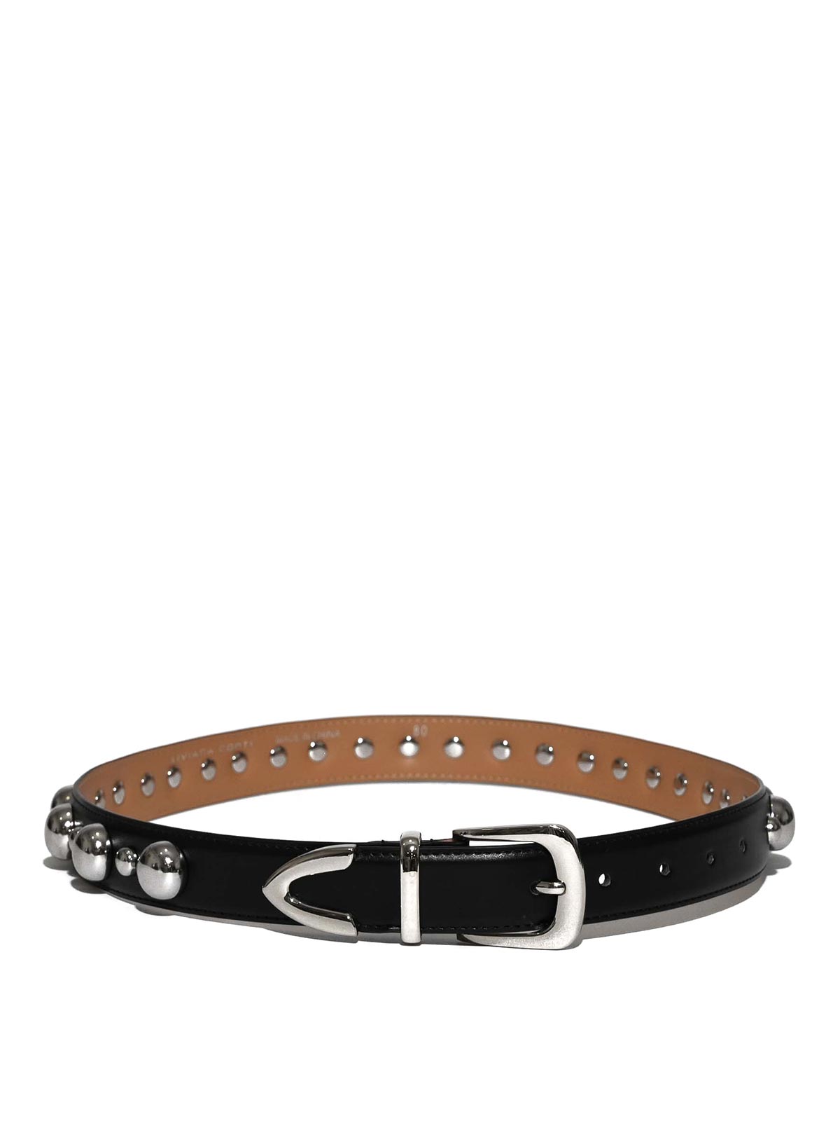 Prisca Belt In Vegan Leather With Studs A6SB15Y690 (LIVIANA CONTI / ベルト・サスペンダー ) | LIVIANA CONTI (リビアナ コンティ)