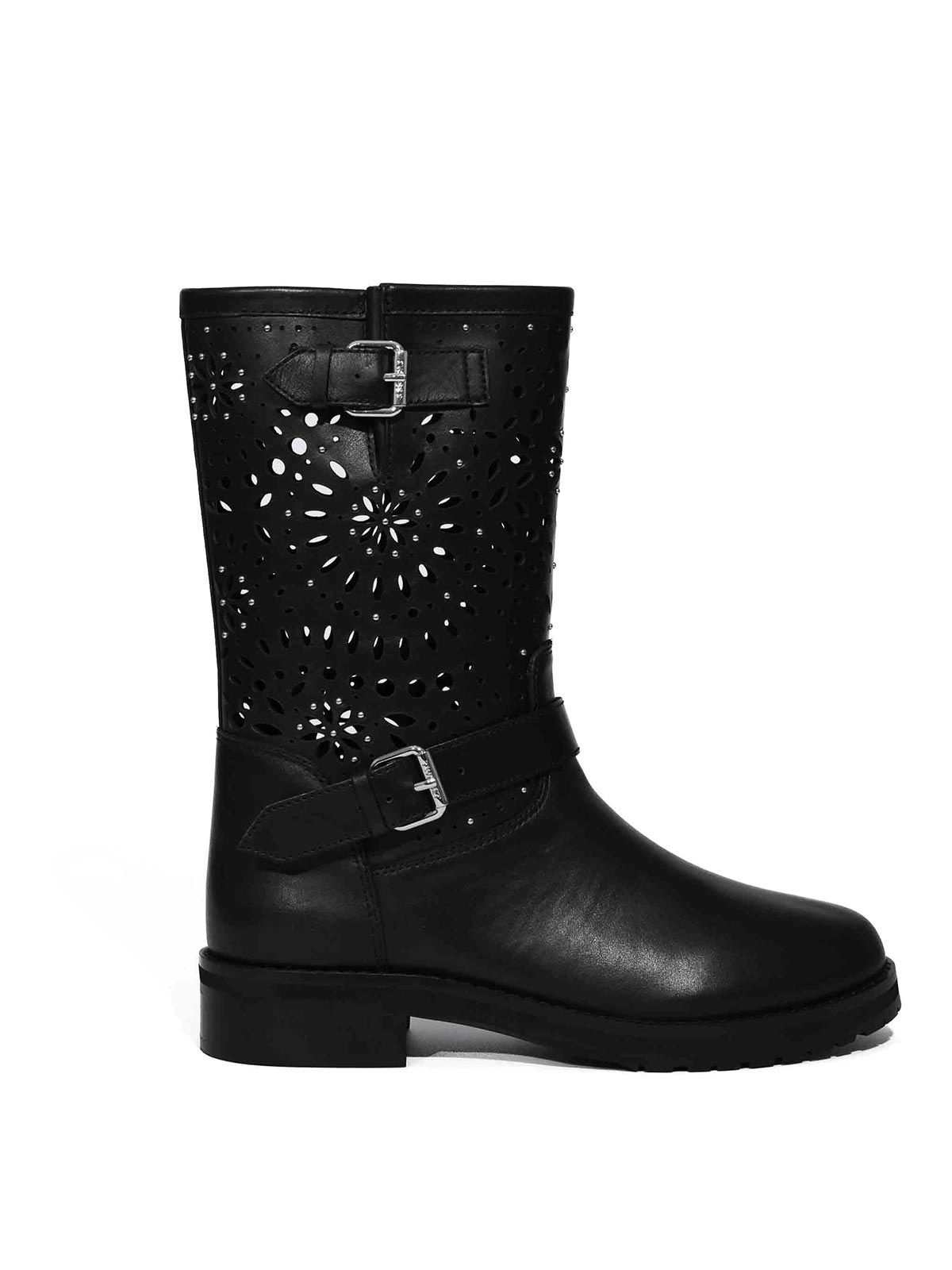 Perforated Leather Biker Boots 261TCP08800006 (TWINSET / ブーツ ) | TWINSET (ツインセット)