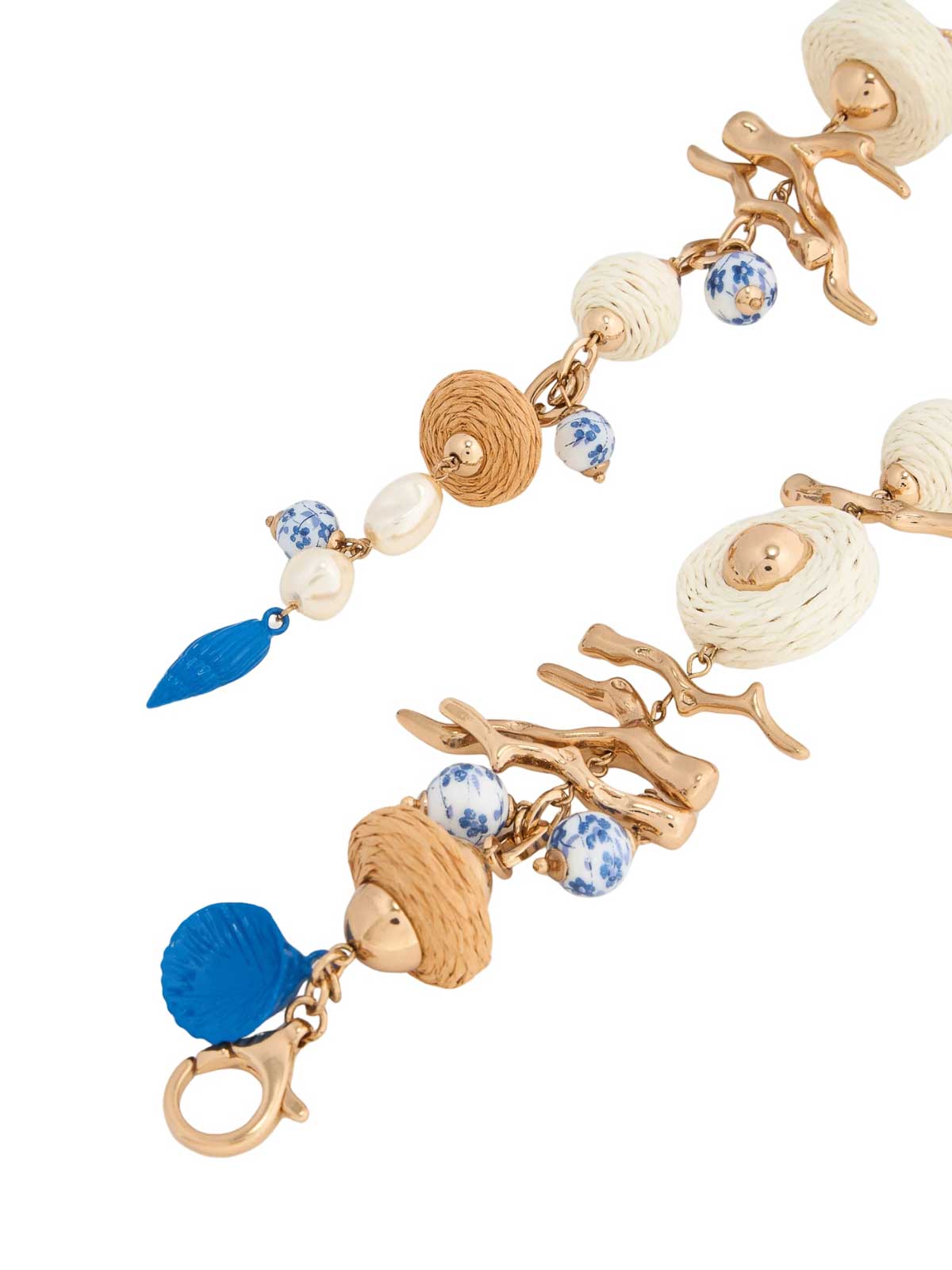 Abissi Wkautil Necklace In Metal And Raffia 26157511056E15 (Weekend Max Mara / ネックレス ) | Weekend Max Mara (ウィークエンド マックスマーラ)(1)