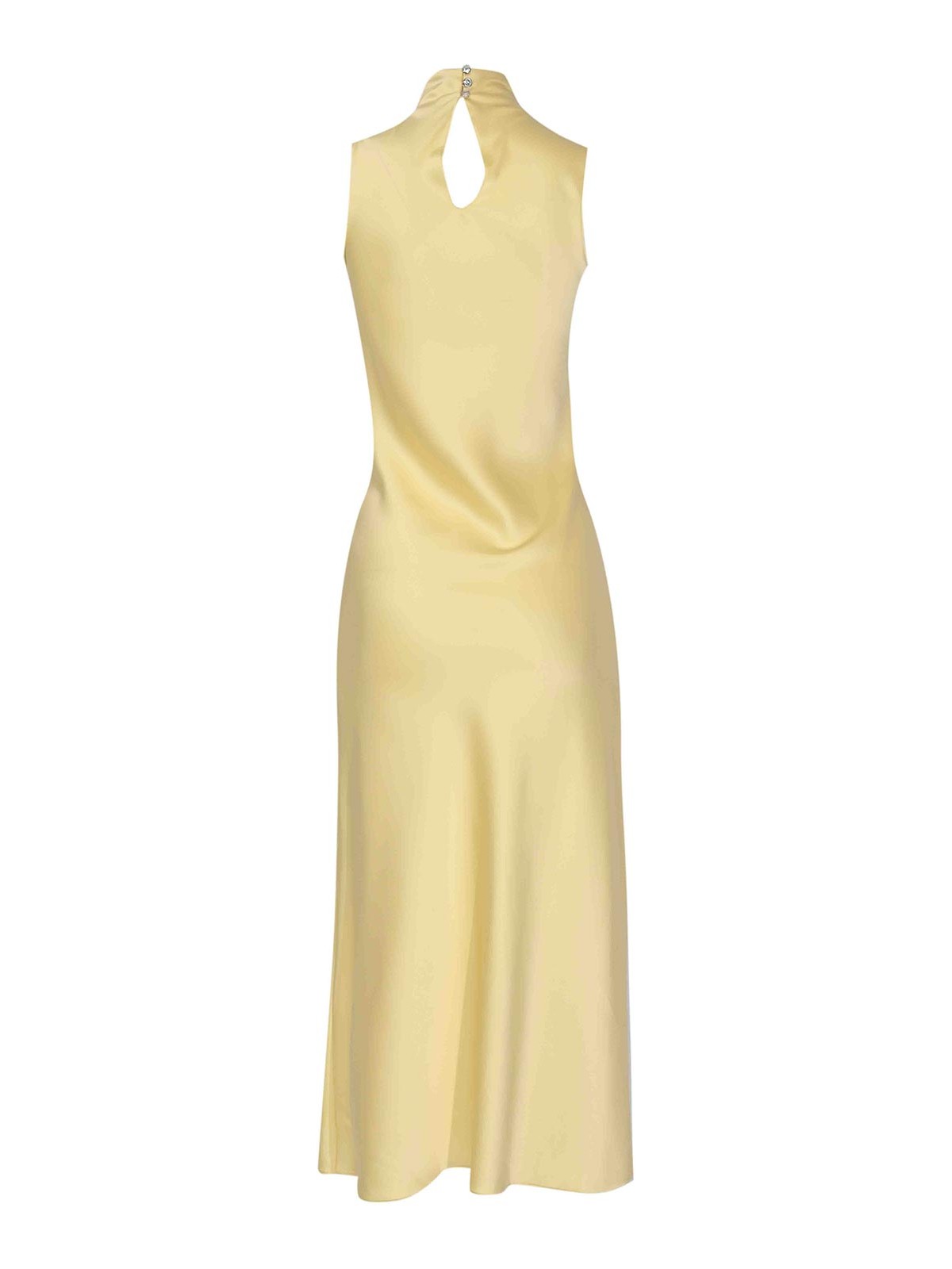 Fluid Midi Dress In Vanilla Satin 8A1627A269Y478 (PATRIZIA PEPE / ワンピース・ドレス・オールインワン ) | PATRIZIA PEPE (パトリツィア ペペ)(1)