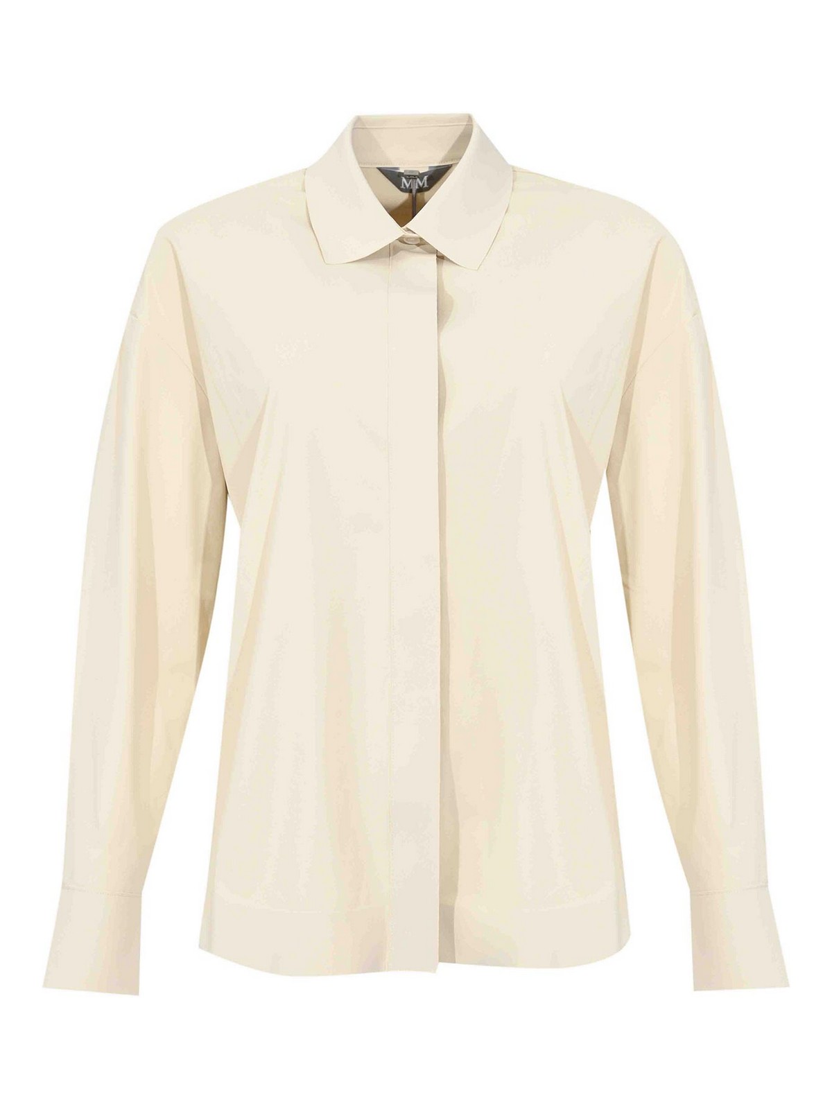 Mmlbaita Shirt In Ivory Technical Fabric 26169510376E15 (Max Mara / シャツ・ブラウス ) | Max Mara (マックスマーラ)