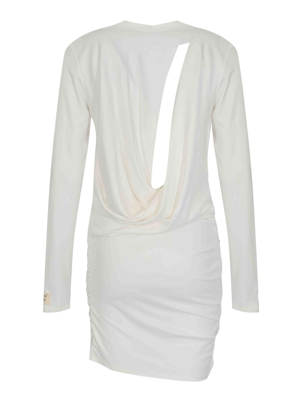 The Mini Jersey Dress In White Viscose Blend 8A1585J241W146 (PATRIZIA PEPE / ワンピース・ドレス・オールインワン ) | PATRIZIA PEPE (パトリツィア ペペ)(1)