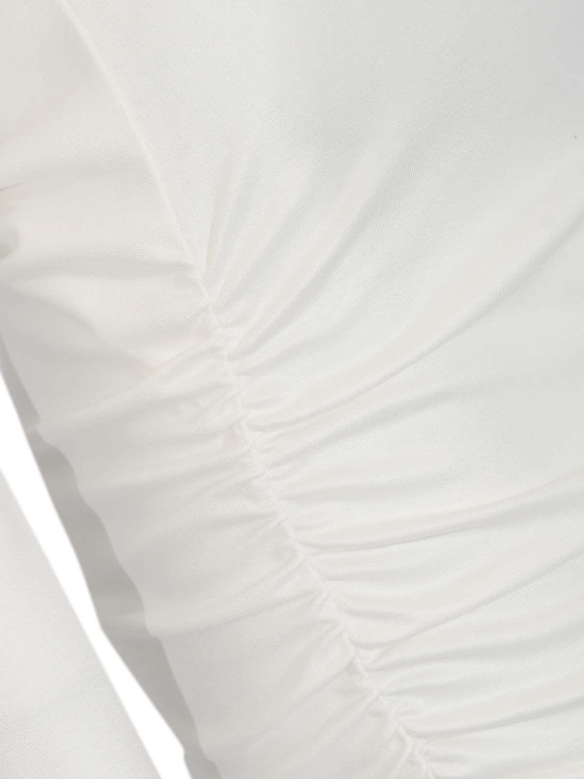 The Mini Jersey Dress In White Viscose Blend 8A1585J241W146 (PATRIZIA PEPE / ワンピース・ドレス・オールインワン ) | PATRIZIA PEPE (パトリツィア ペペ)(2)