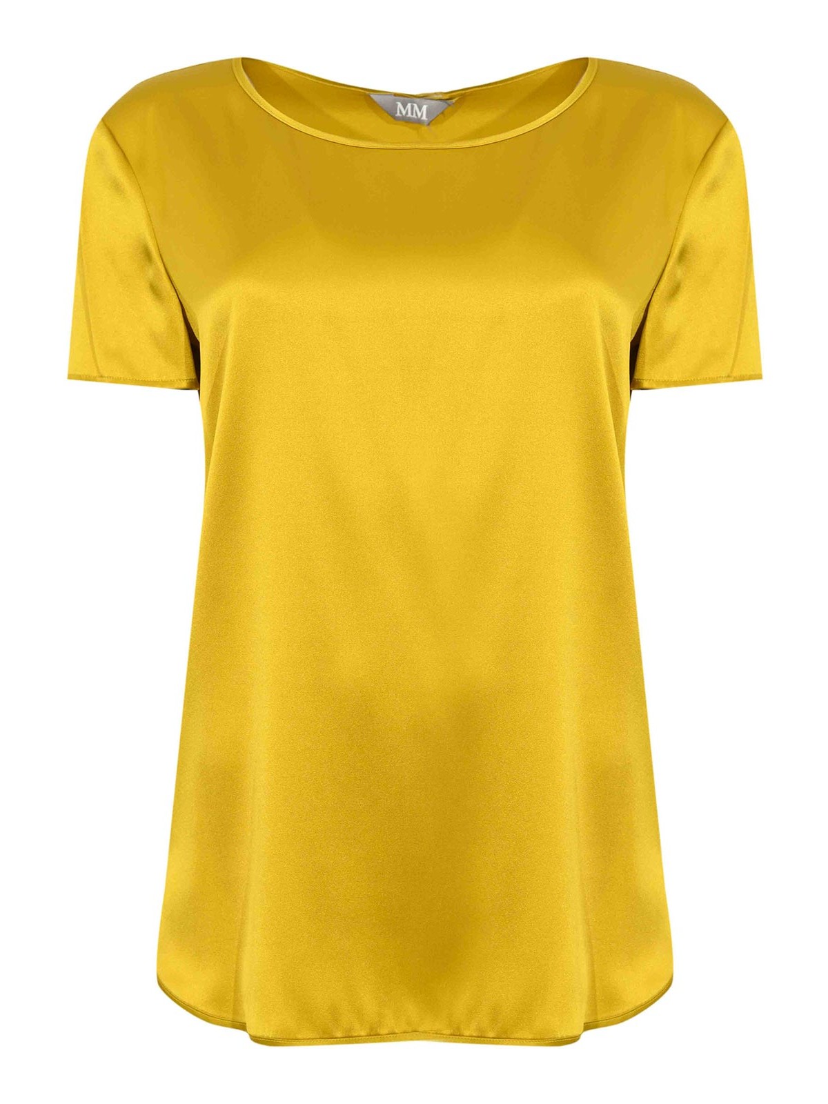 Mmlcortona Mustard Stretch Silk Blouse 26161110376E15 (Max Mara / シャツ・ブラウス ) | Max Mara (マックスマーラ)