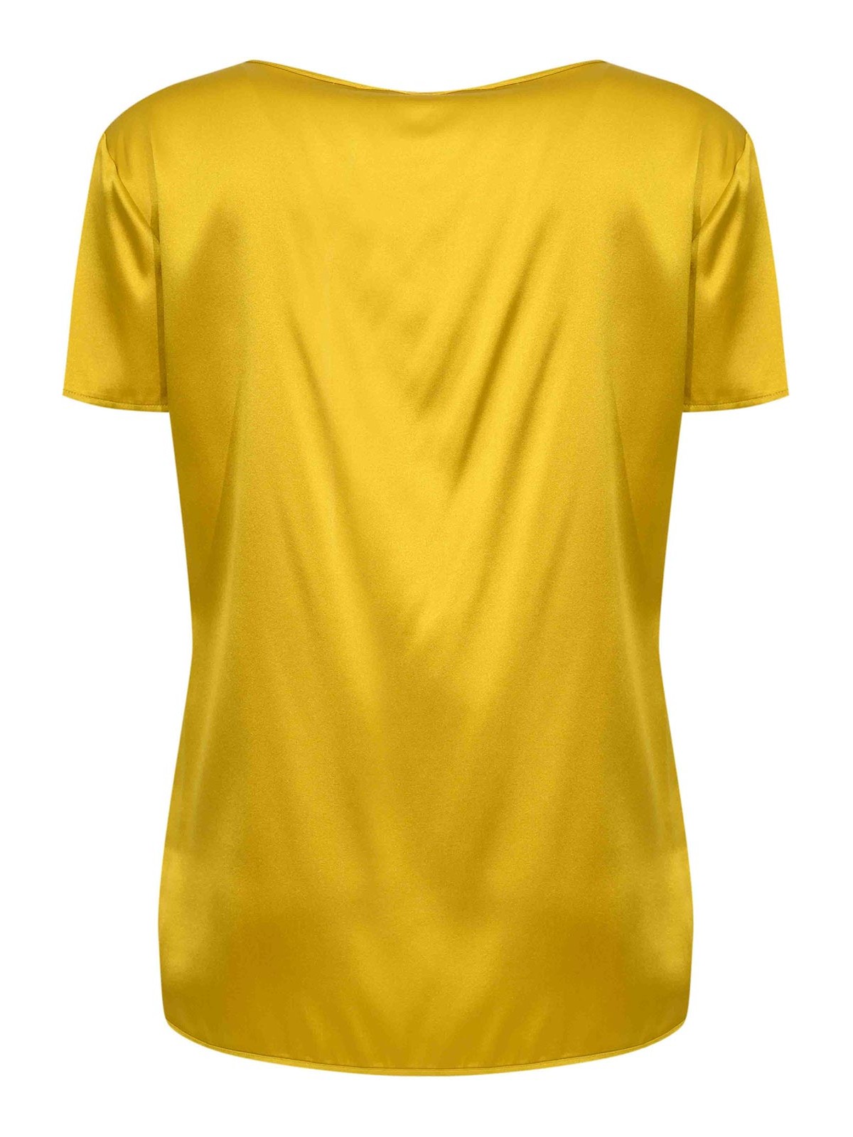 Mmlcortona Mustard Stretch Silk Blouse 26161110376E15 (Max Mara / シャツ・ブラウス ) | Max Mara (マックスマーラ)(1)