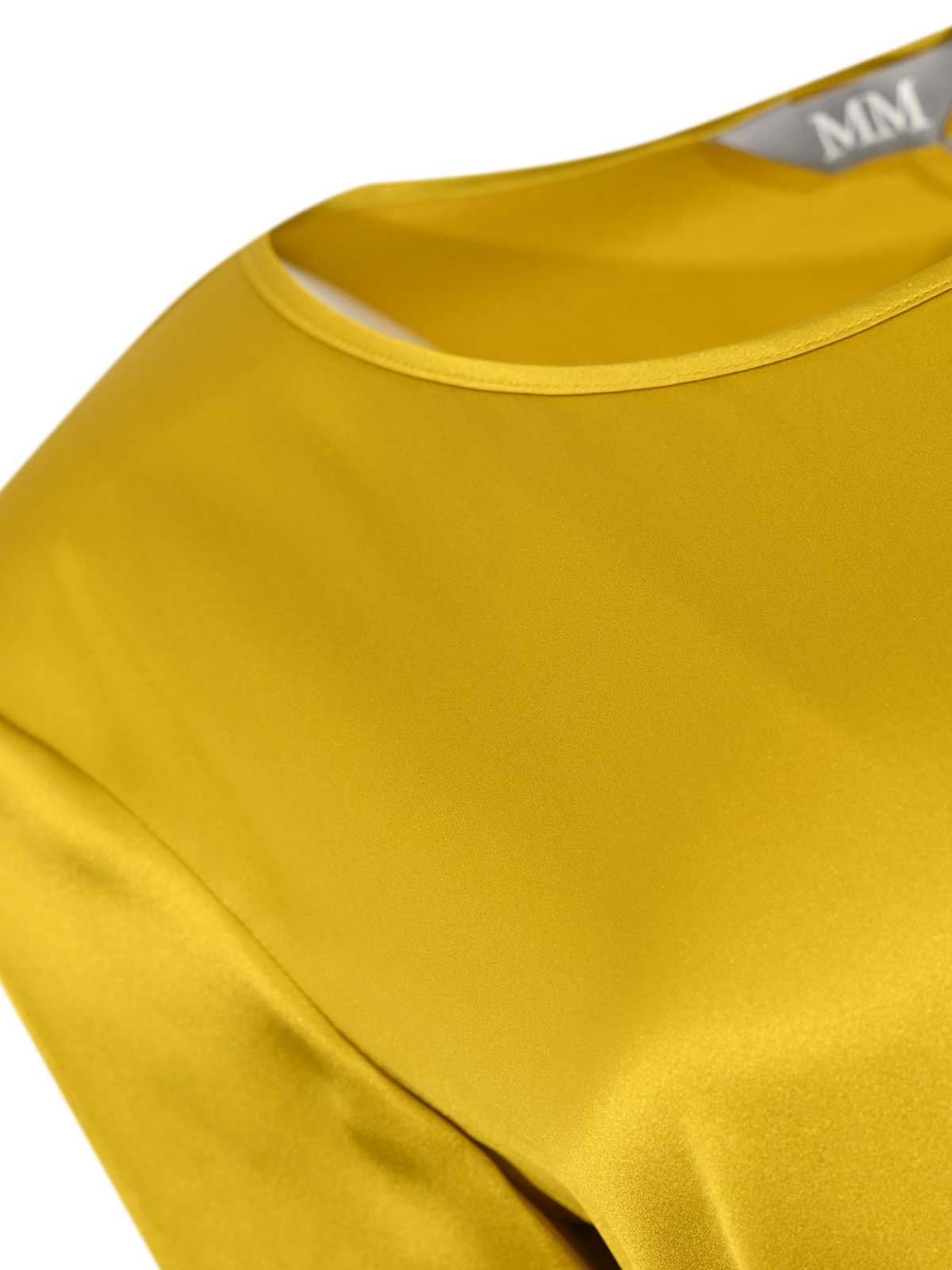 Mmlcortona Mustard Stretch Silk Blouse 26161110376E15 (Max Mara / シャツ・ブラウス ) | Max Mara (マックスマーラ)(2)