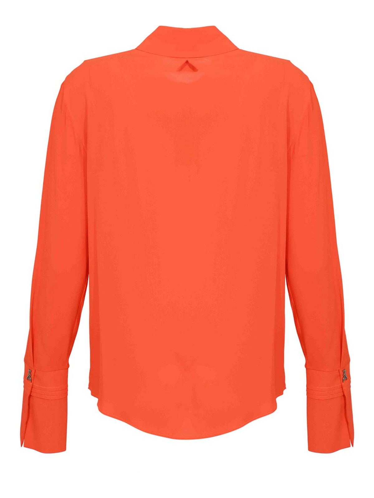 Soft Shirt In Deep Orange Viscose Crepe 8C0872A8I1R877 (PATRIZIA PEPE / シャツ・ブラウス ) | PATRIZIA PEPE (パトリツィア ペペ)(1)