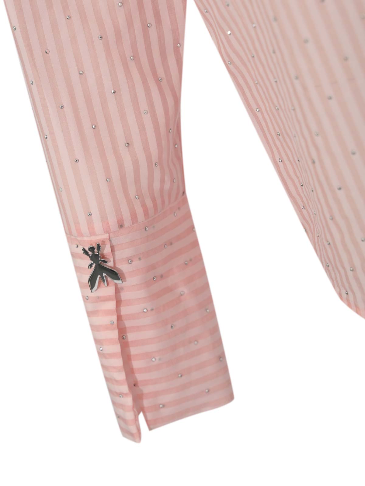 Fluid shirt in striped poplin with studs 8C0852A693R887 (PATRIZIA PEPE / シャツ・ブラウス ) | PATRIZIA PEPE (パトリツィア ペペ)(2)