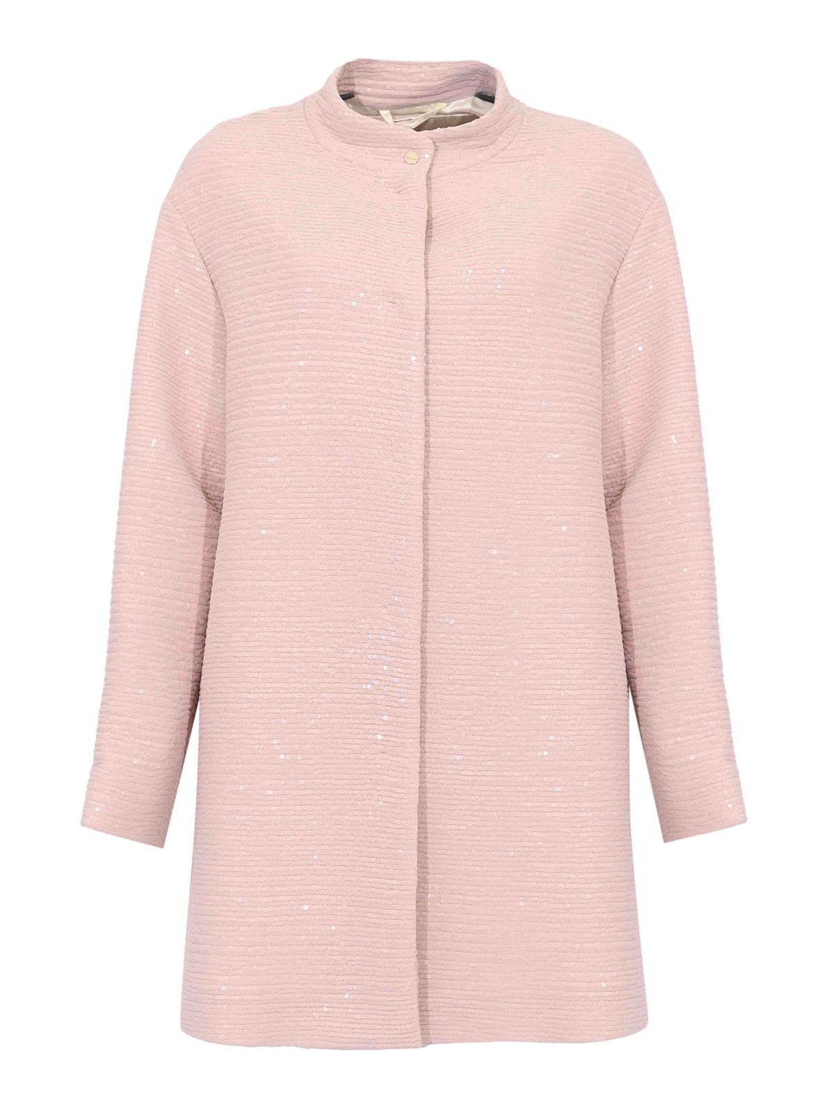 Coat With Dark Pink Sequins CA000610D12862S4173 (Herno / ワンピース・ドレス・オールインワン ) | Herno (ヘルノ)