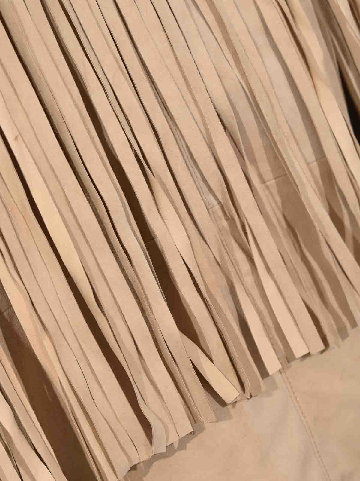 Malcom Leather Shirt Jacket With Maxi Fringes F6SX41W760 (LIVIANA CONTI / レザー&ファージャケット・コート ) | LIVIANA CONTI (リビアナ コンティ)(2)