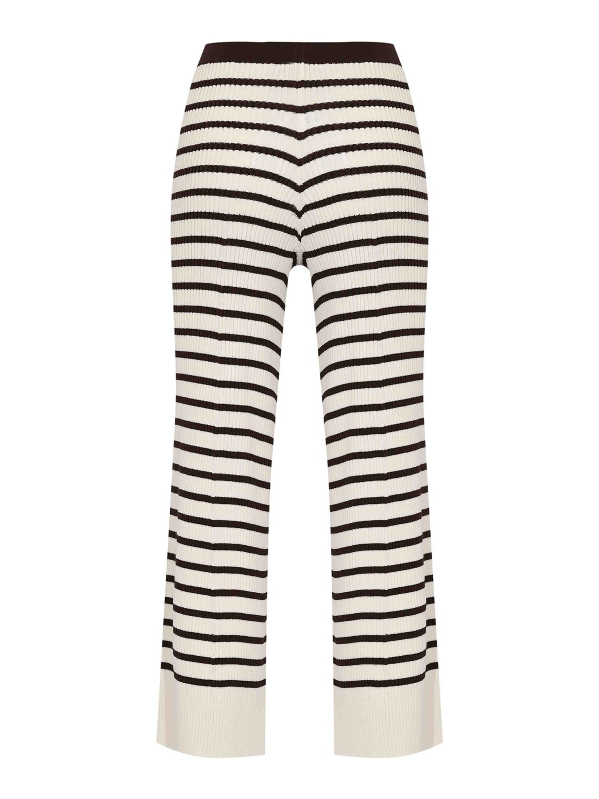 Lucrezia trousers in striped cotton Y6SD05V22A1 (SEMICOUTURE / パンツ ) | SEMICOUTURE (セミクチュール)(1)