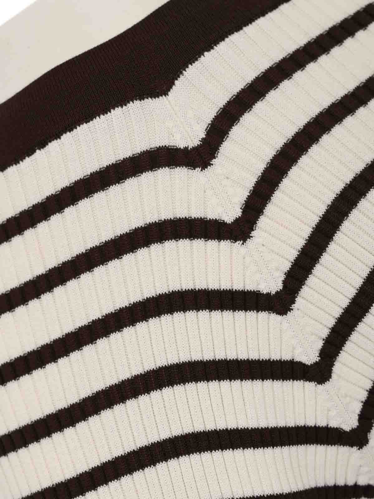 Lucrezia trousers in striped cotton Y6SD05V22A1 (SEMICOUTURE / パンツ ) | SEMICOUTURE (セミクチュール)(2)