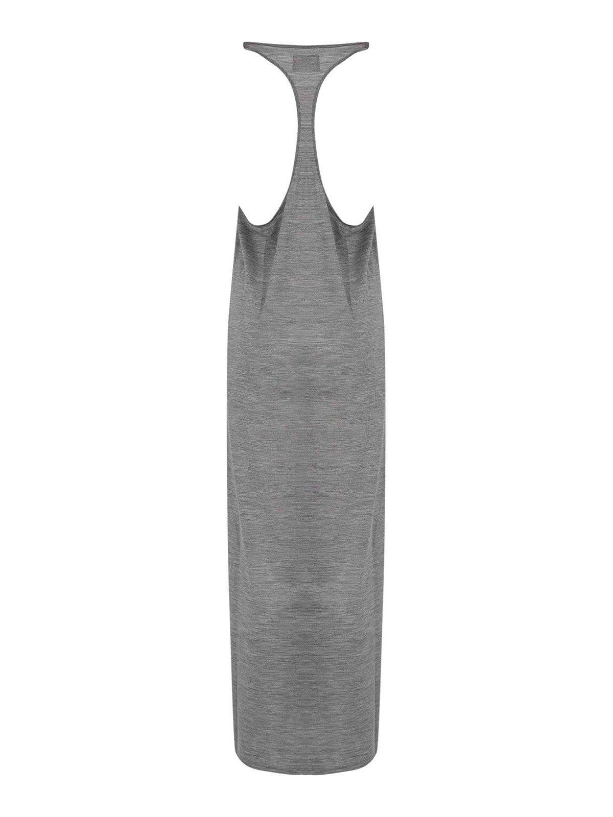 The Long Tanktop Dress In Gray Wool Jersey 8A1643J249S119 (PATRIZIA PEPE / ワンピース・ドレス・オールインワン ) | PATRIZIA PEPE (パトリツィア ペペ)(1)