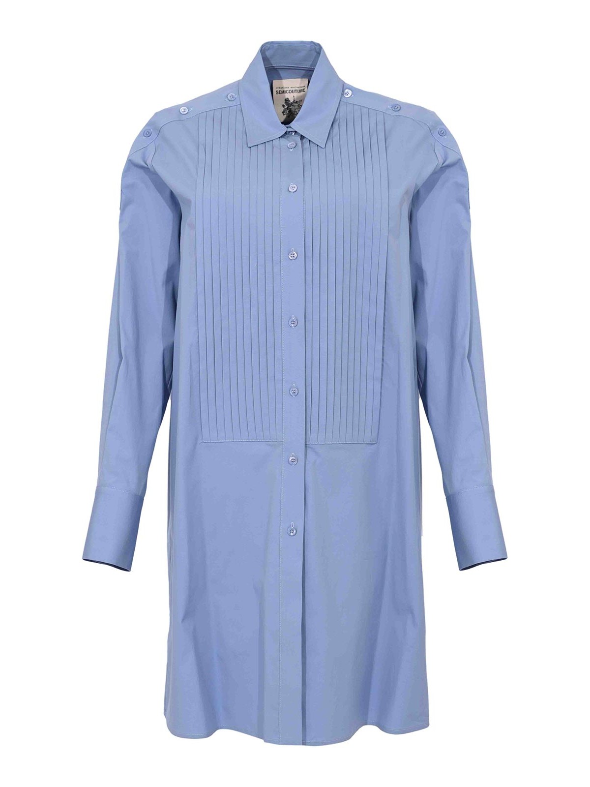 Chela Shirt In Cotton Poplin Y6SK22L511 (SEMICOUTURE / シャツ・ブラウス ) | SEMICOUTURE (セミクチュール)