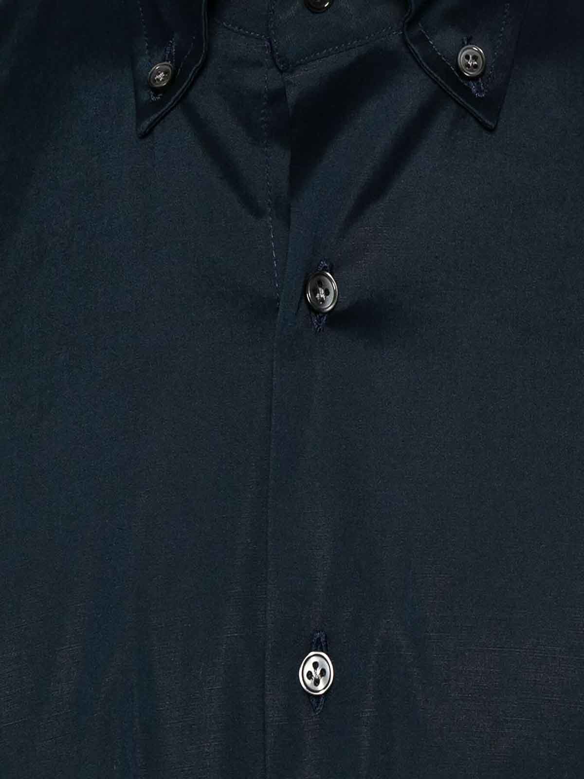 Navy Blue Button Down Shirt NCMA152258SORMU807 (Fay / シャツ・ブラウス ) | Fay (フェイ)(1)