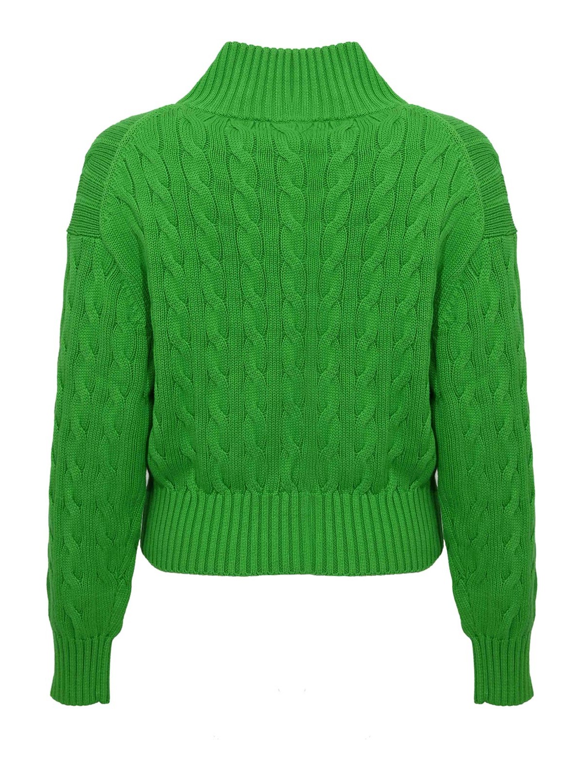 Woven Cotton Sweater With Green Zip 211963467500 (Polo Ralph Lauren / ニット・セーター・カーディガン ) | Polo Ralph Lauren (ポロ ラルフ ローレン)(1)