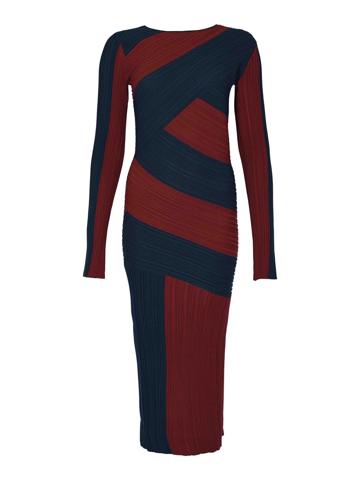 Ribbed stretch knit midi dress 8A1597K317J4T0 (PATRIZIA PEPE / ワンピース・ドレス・オールインワン ) | PATRIZIA PEPE (パトリツィア ペペ)