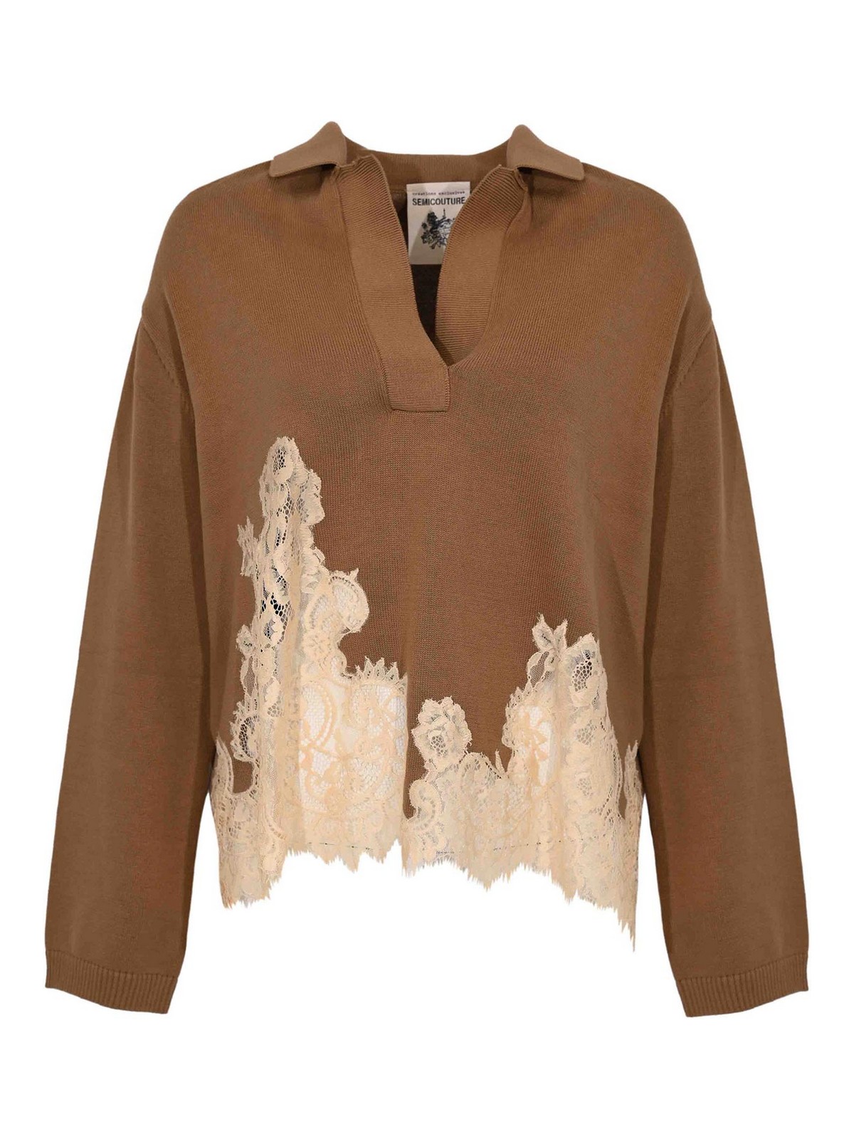 Aureliana Polo Shirt Y6SH06V590 (SEMICOUTURE / ニット・セーター・カーディガン ) | SEMICOUTURE (セミクチュール)