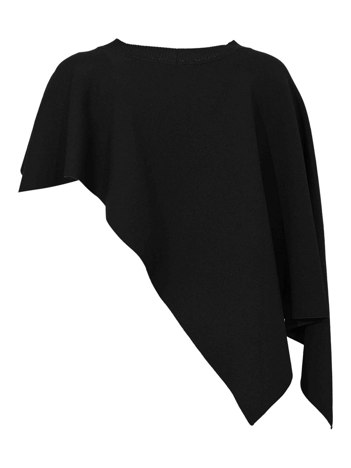 Lila Cape In Black Viscose Knit F6SA14Y690 (LIVIANA CONTI / ニット・セーター・カーディガン ) | LIVIANA CONTI (リビアナ コンティ)(1)