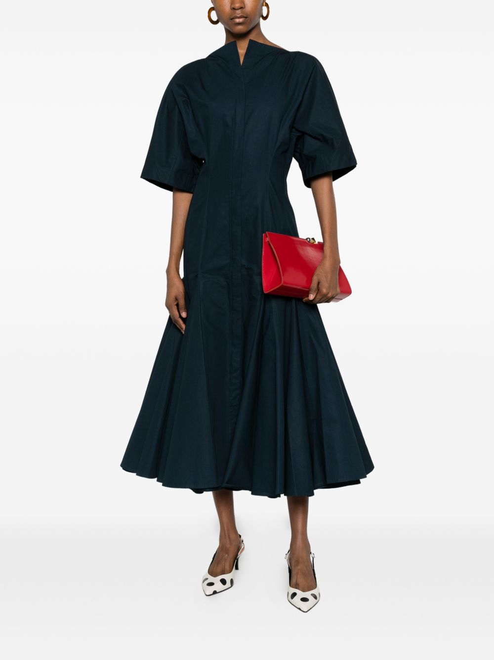 JACQUEMUS Dresses Blue DRW00745AW00648390 (JACQUEMUS / ワンピース・ドレス・オールインワン ) | JACQUEMUS (ジャックムス)(4)