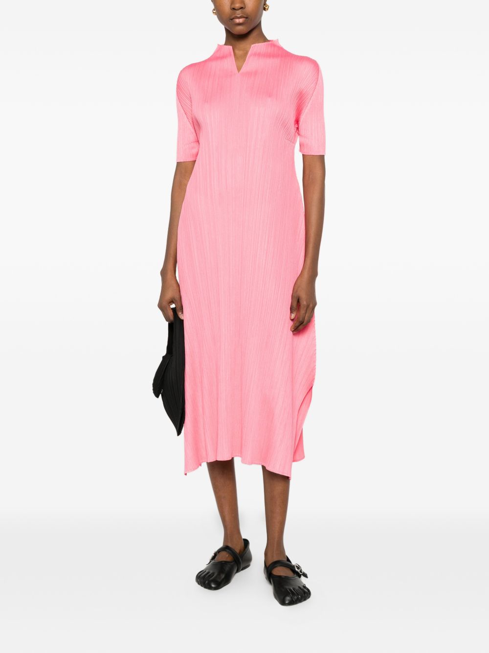 Pleats Please Dresses Pink PP66JH13622 (PLEATS PLEASE ISSEY MIYAKE / ワンピース・ドレス・オールインワン ) | PLEATS PLEASE ISSEY MIYAKE (プリーツ プリーズ イッセイ ミヤケ)