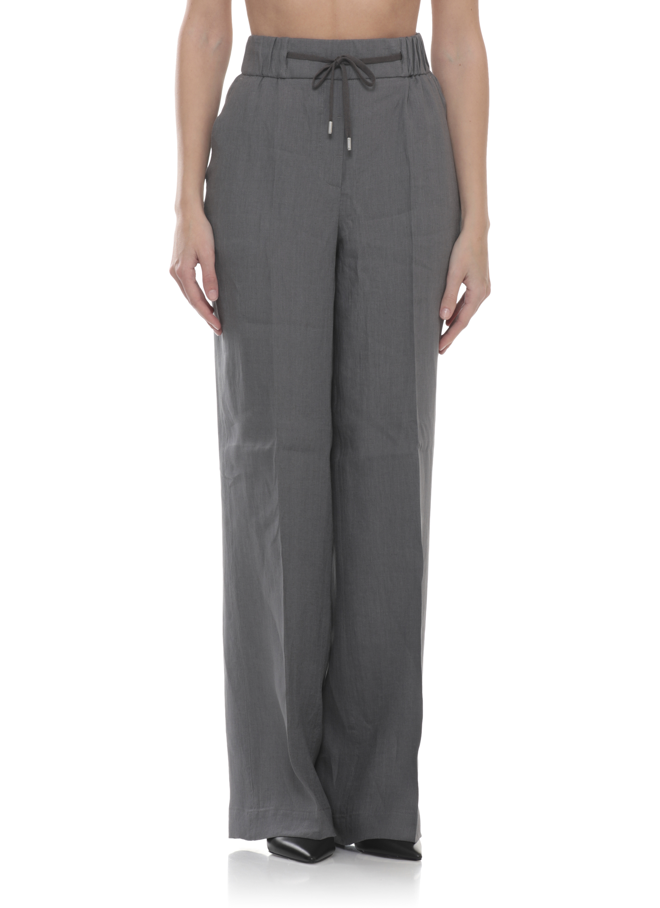 Peserico Trousers Grey P0423402647189 (PESERICO / パンツ ) | PESERICO (ペセリコ)(1)