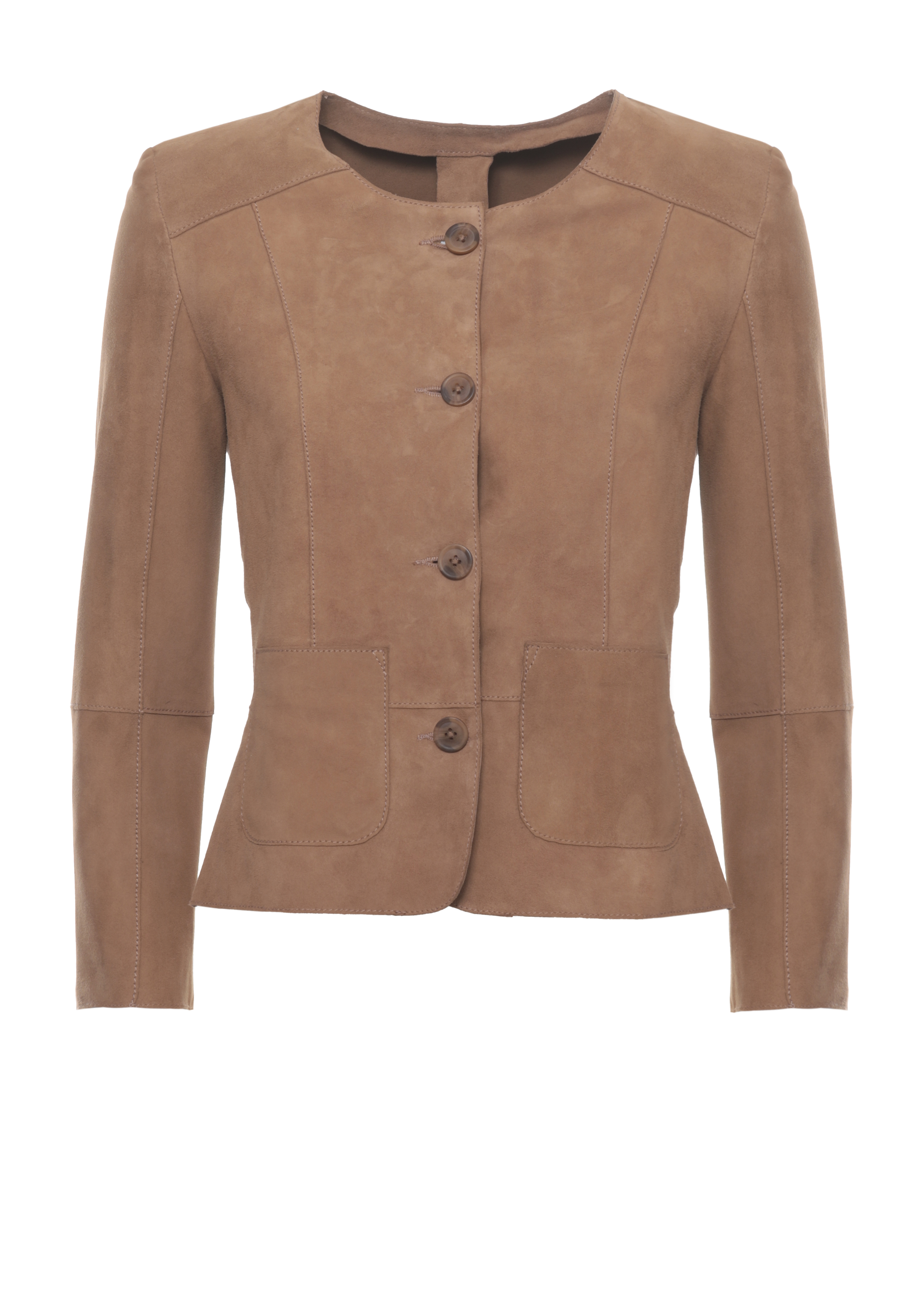 Bully Jackets Brown 6503SUEGS400NOCCIOLA (BULLY / レザー&ファージャケット・コート ) | BULLY (ブリー)